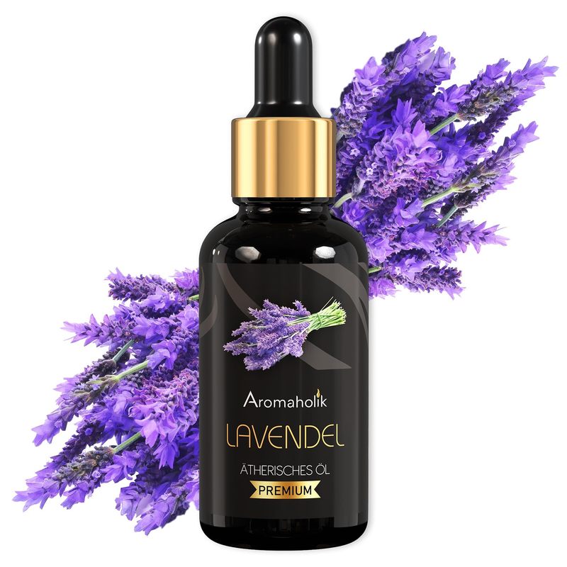Image of Aromaholic Lavender Oil Natural - Essential Oils For Diffuser & Diffuser - Certified Essential Oil From India - Lavender Essential Oils 30ml For Sauna & Massage