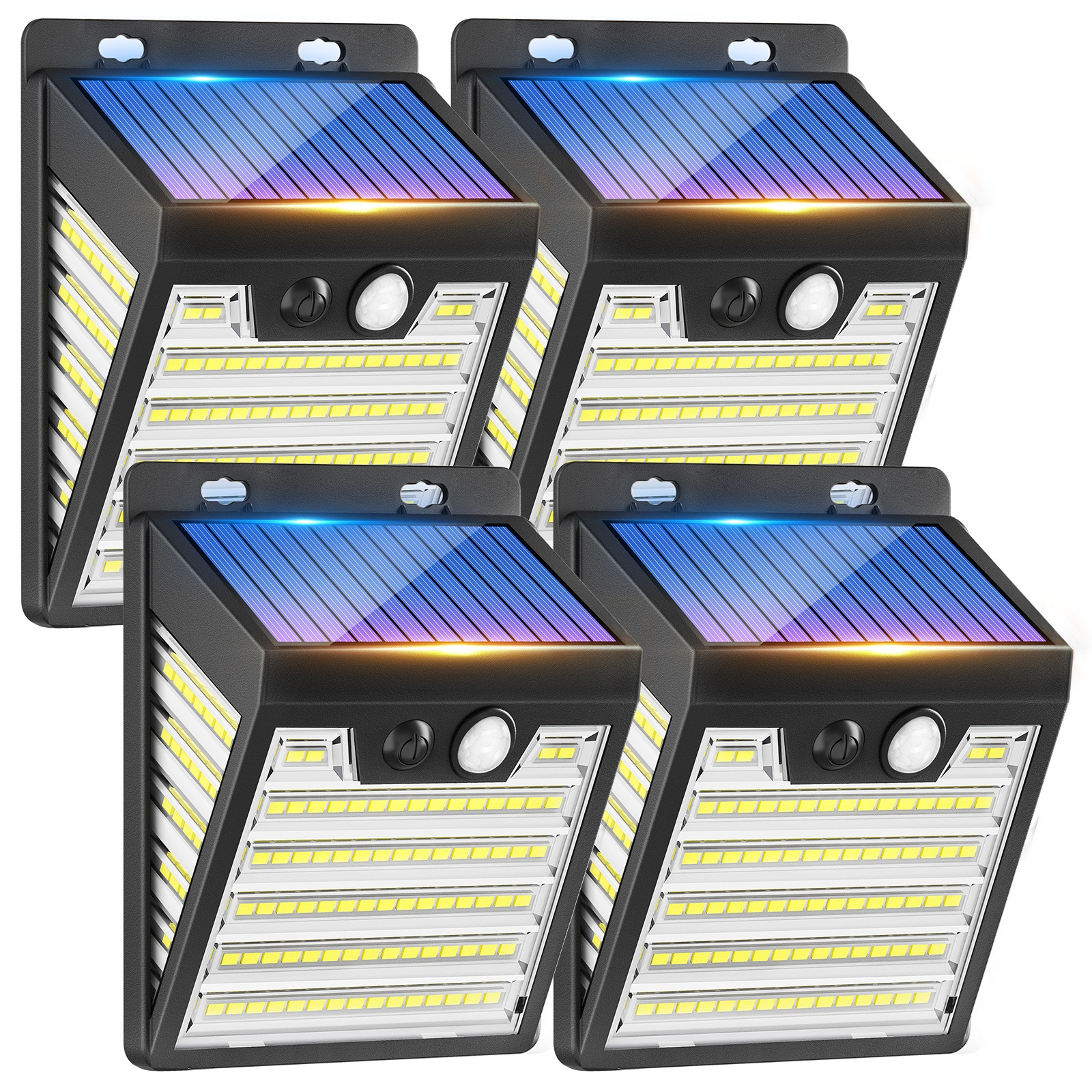 Solar Powered Outdoor Wall Light with PIR Motion Sensor