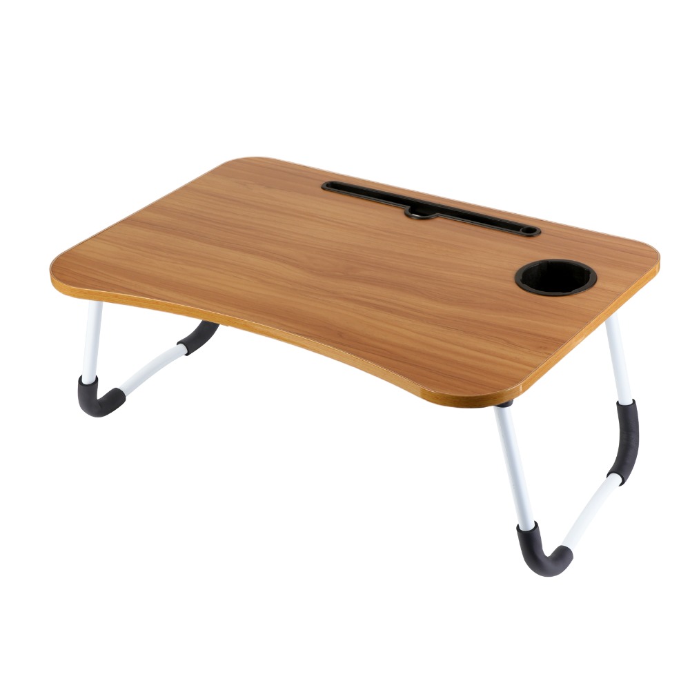 Laptop Desk Bed Laptop Stand With Foldable Legs And Cup Holder Notebook Stand Computer Laptop Storage For Sofa Bed