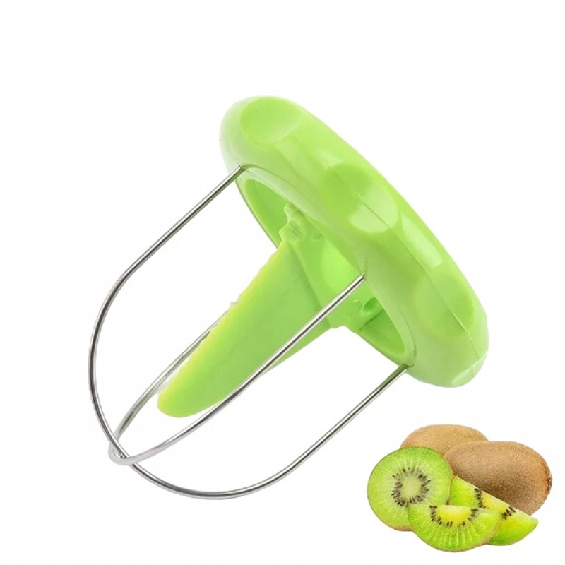 Image of Kiwi Slicer Tool, Stainless Steel Cutter For Cutting And Peeling