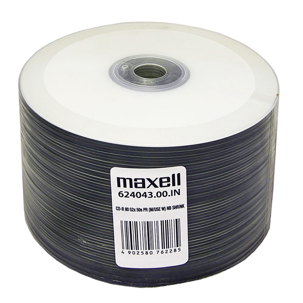 TEMU Maxell 50 Recordable 700mm 80 Min 52x, In Shrink - 624043.90