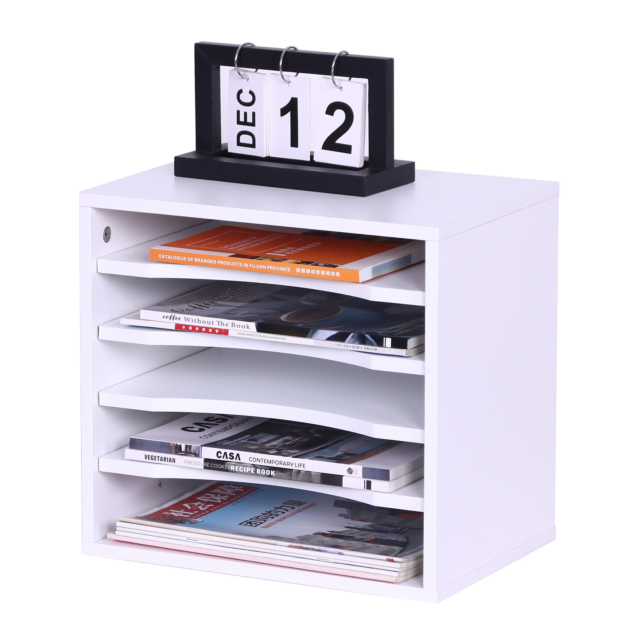 Document Storage In White - (w)35.5 X (h)33 X (d)25 Cm