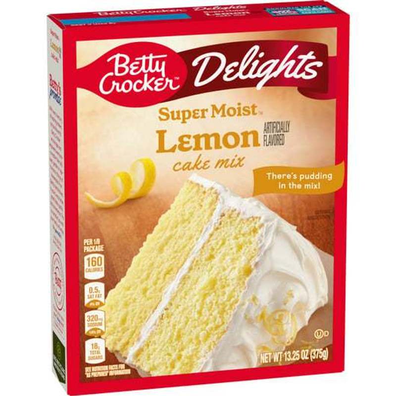 Image of Betty Crocker Super Moist Lemon Cake Mix 375g
