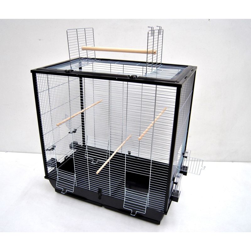 Large Bird Cage For Budgies, , And Cockatiels With Outdoor Perch