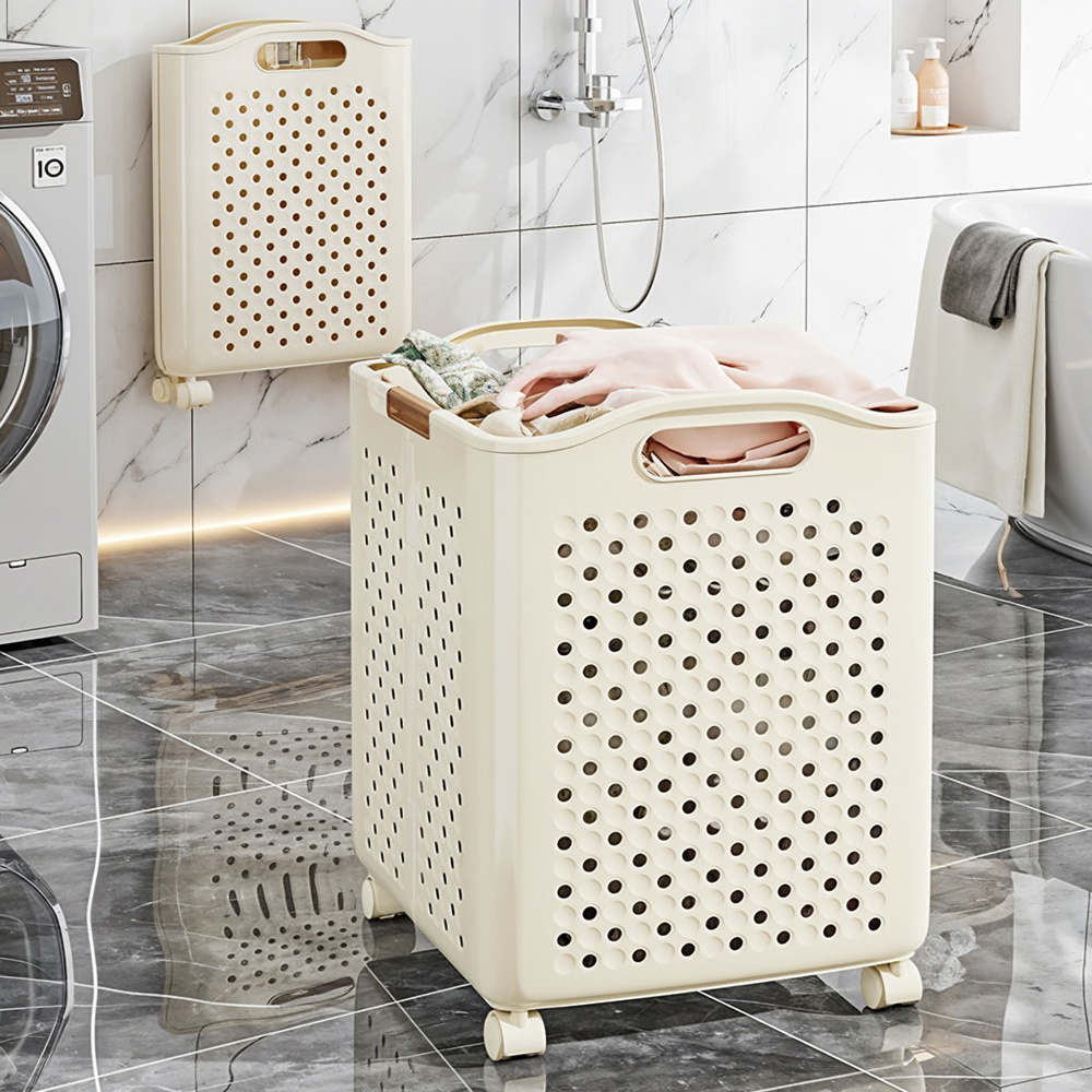 Foldable Heavy-Duty Plastic Storage Container with Large Capacity