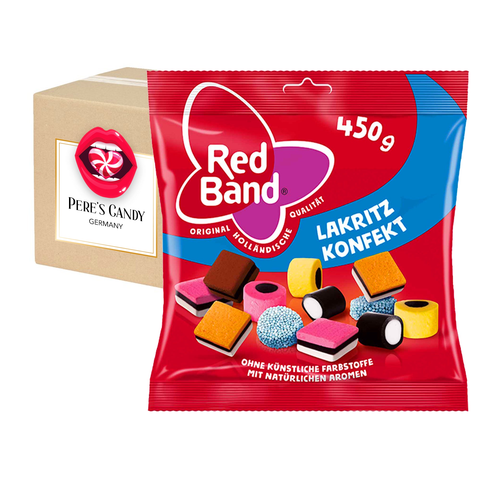 Red Band Licorice Confectionery 2x450g