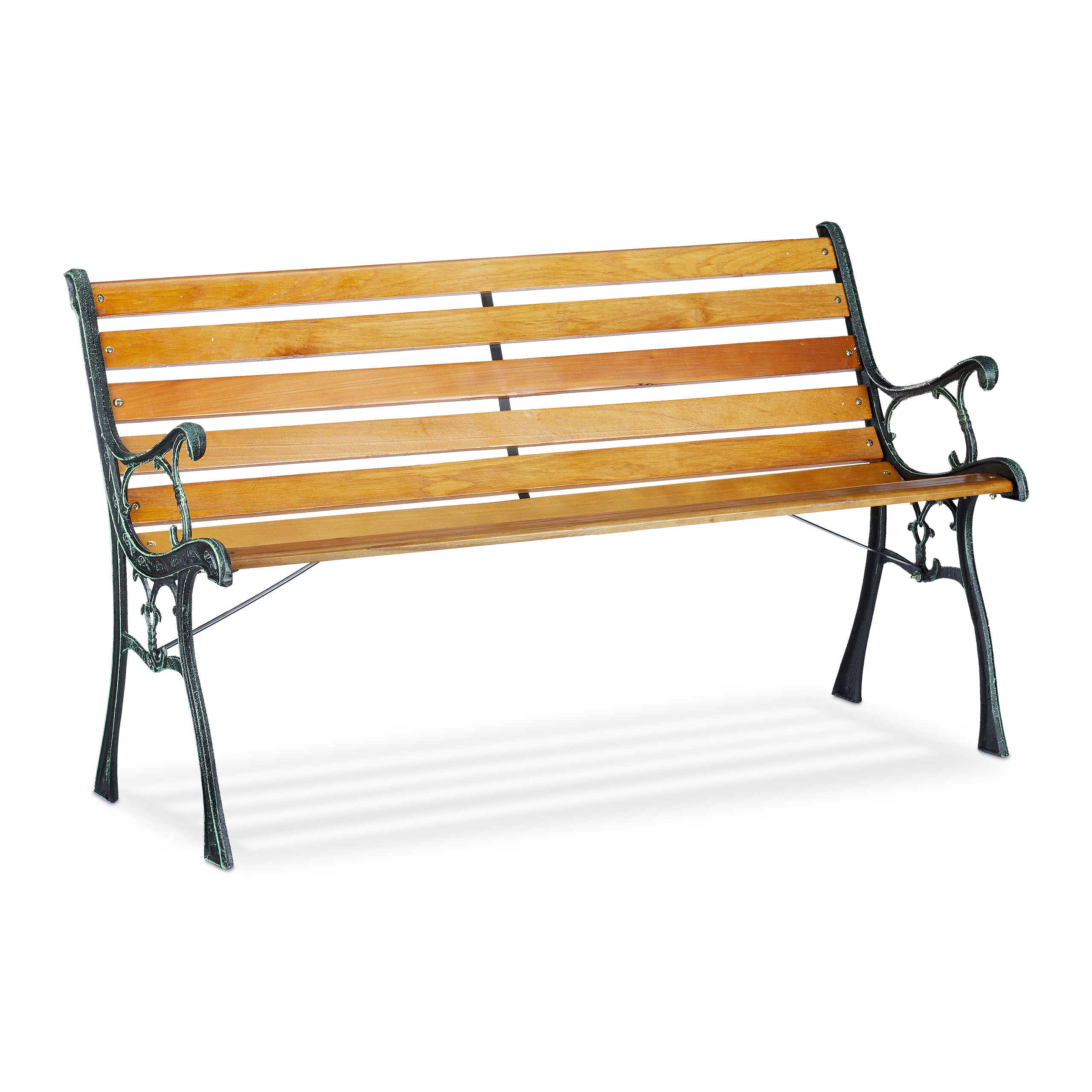 TEMU Cast Iron Garden Bench