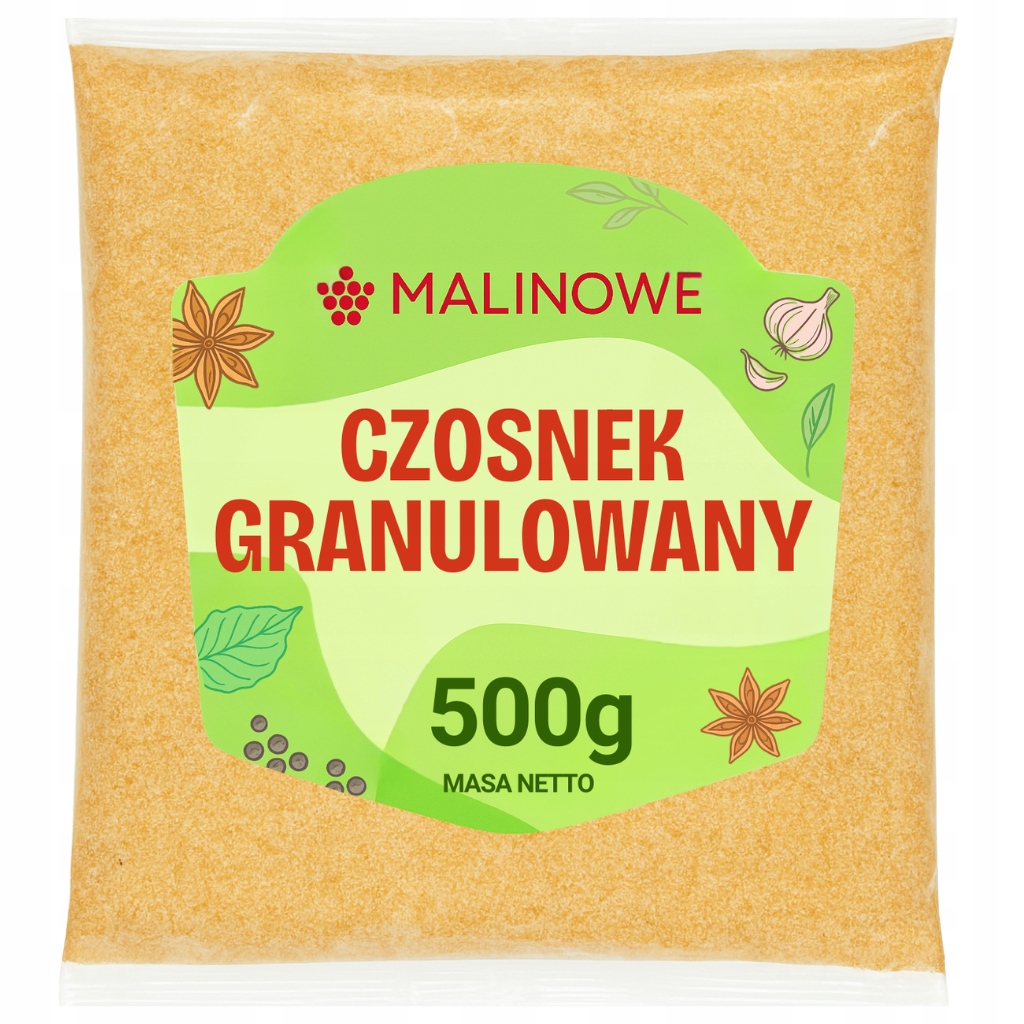 Dried Granulated Garlic 500g Aromatic Premium Quality