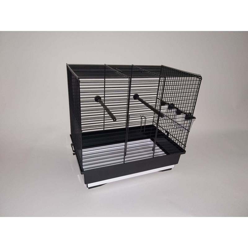 Birdcage Birdhome Birdhouse Black Grey