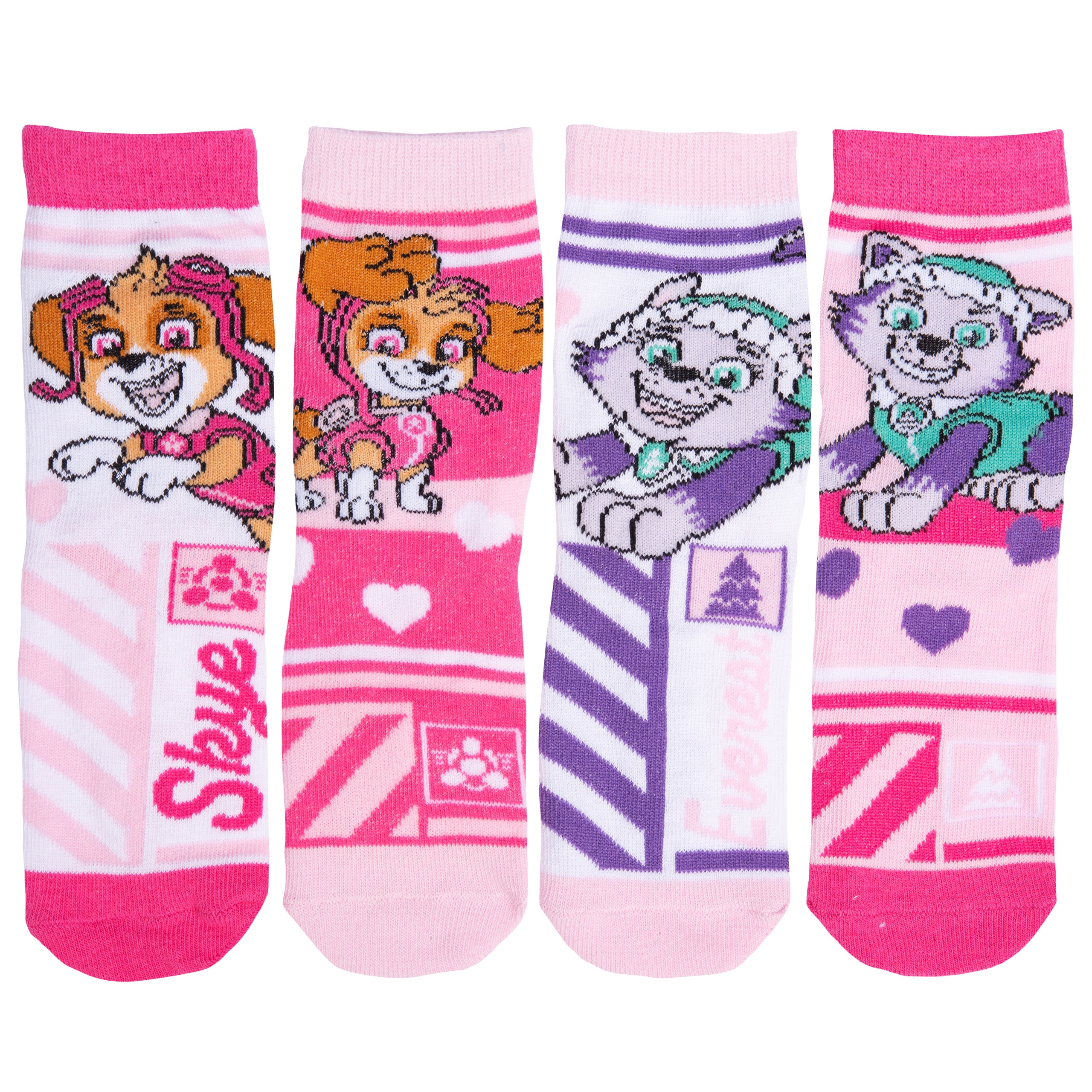 - Girl's Socks Children's Socks Pink (4-pack)