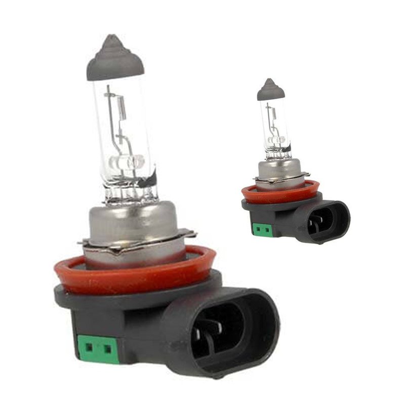 TEMU 2 Pz Halogen Lamp Auto H11 12v 55w Pgj19-2 Transparent For Fog Lights