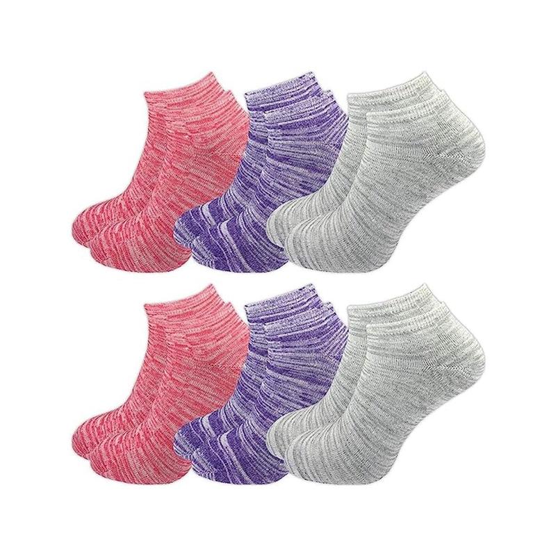 Women's (6 Pairs) | Cotton Striped Socks