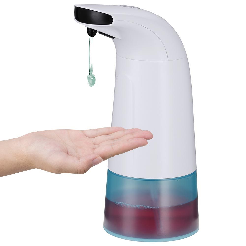 TEMU BAKAJI Dispenser Automatico Erogatore Dosatore per Gel e Liquido con a Infrarossi in ABS per Bagno Capacit� 270 ml Dimensioni 12 x 8 x 20 cm