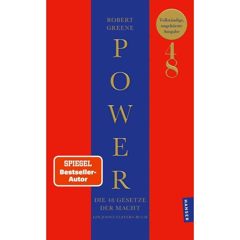 Power: The 48 Laws Of Power - Complete, Unabridged Edition - Robert Greene - Paperback - 536 Pages - German - 2026 - Carl Hanser Verlag - Ean 9783446287006