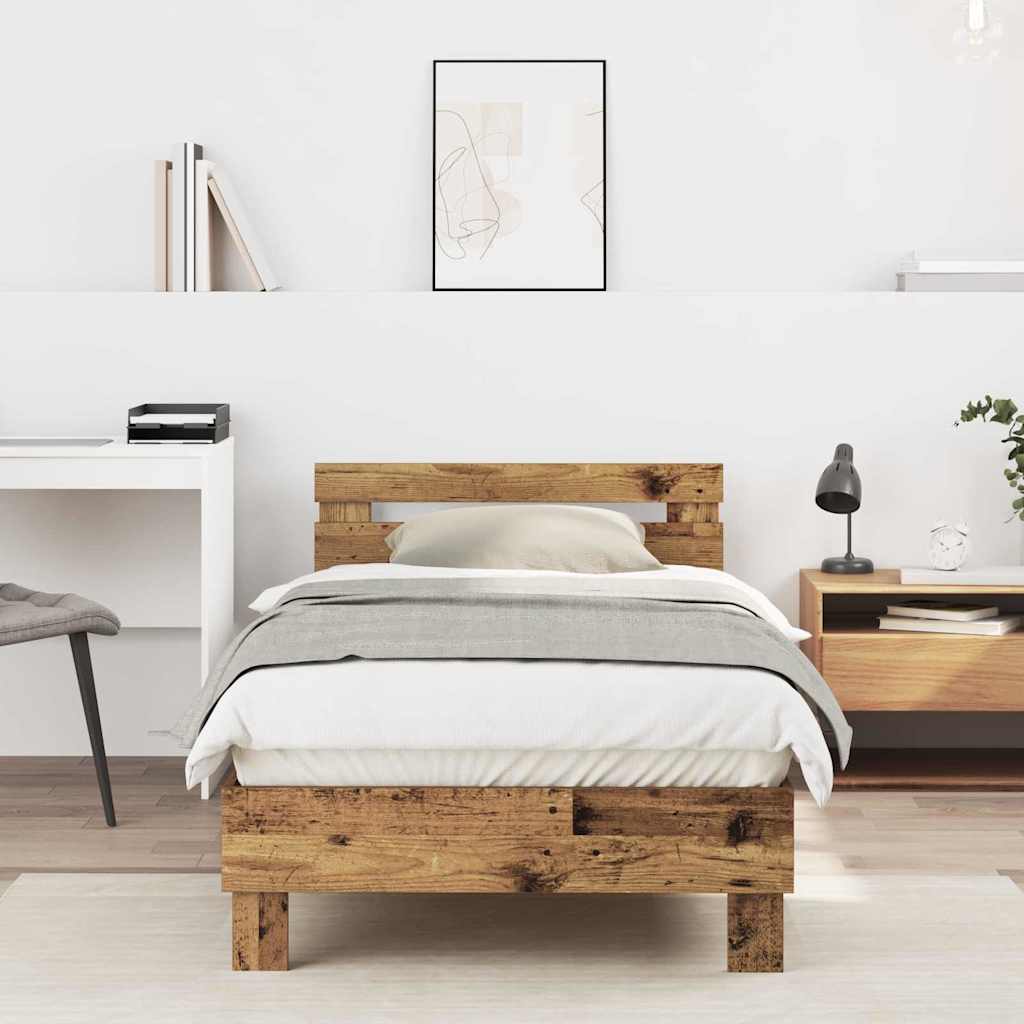 Image of Modern Bed Bedroom Bed Technically Developed Bed Frame Wooden Frame Minimalist Bedroom Furniture Bed For Indoor Use Rectangular Frame Functional Frame Sleep Solutions