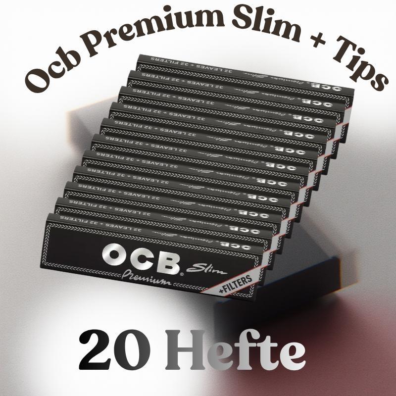 Slim + Tips – Paper For Self-roller 20 Notebooks
