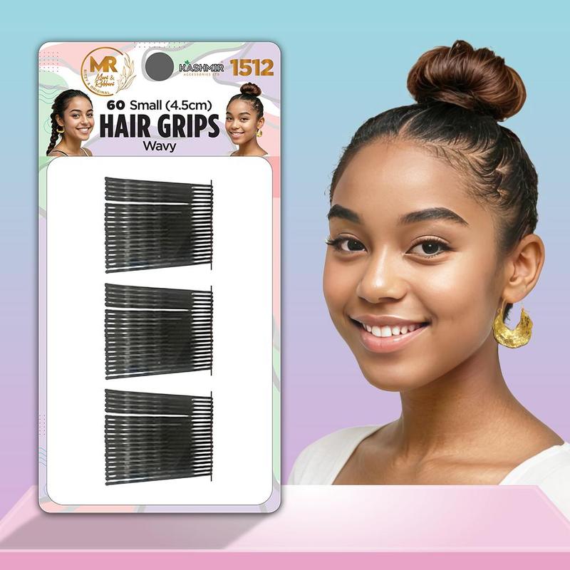 60 Pack Wavy Hair Grips for Women, Strong Hold