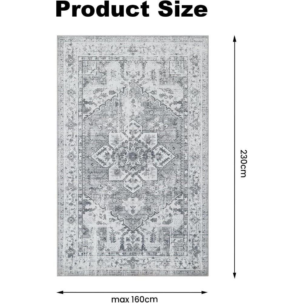vintage carpet with anti slip backing suitable for use in living rooms bedrooms and dining rooms pet friendly carpet enriching home decor details 17