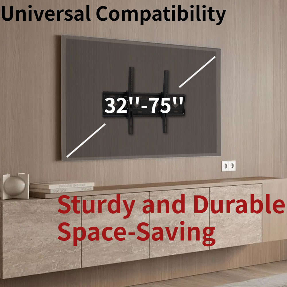 Solid Metal TV Wall Mount, Multi-Angle Adjustable