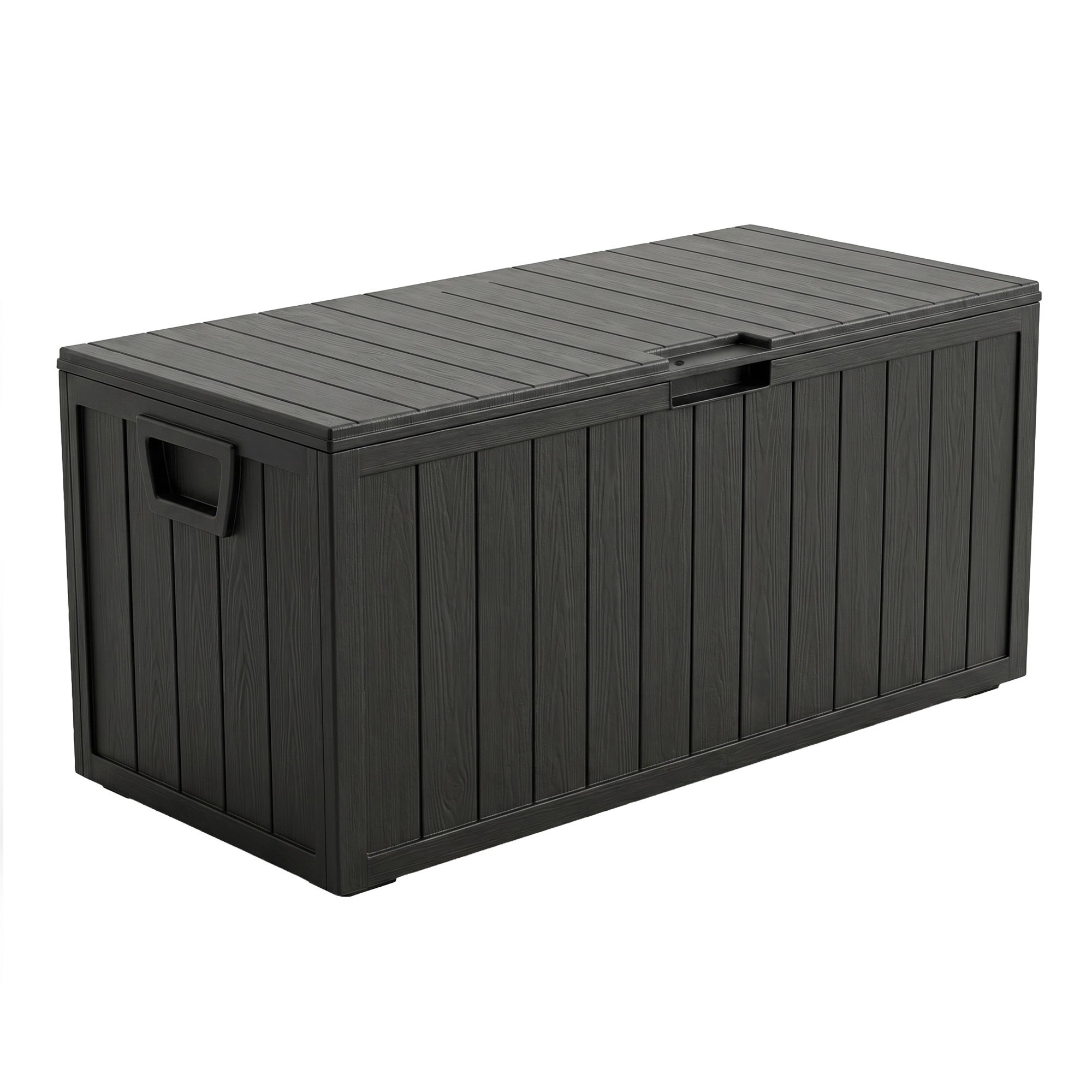 TEMU Neo 75 - Baule Portaoggetti da Giardino 110x46x53 cm 285 lt Contenitore Lucchettabile in Resina