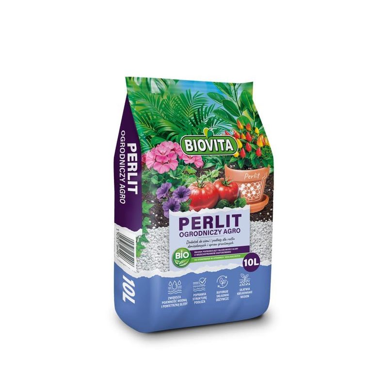 Garden 10l - Natural Soil Aid, Premium For Plants, Soil For Aeration & Water Storage, Ideal For Sowing, & Hydroculture