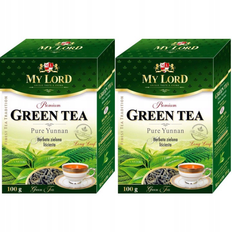 Image of Malwa My Lord Green Leaf Tea 100 G X 2 Pieces
