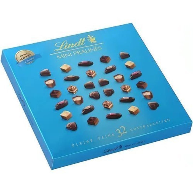Lindt Mini Pralines Alcohol-free | 155g Box | 32 Delicacies