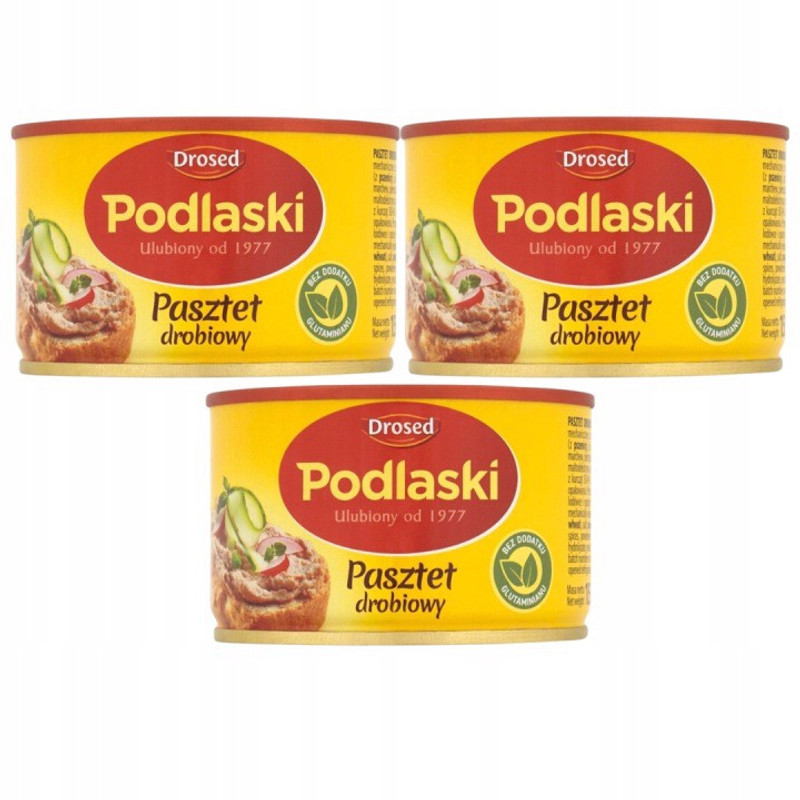 Image of Drosed Podlaski Poultry Pâté 155 G X 3 Pieces