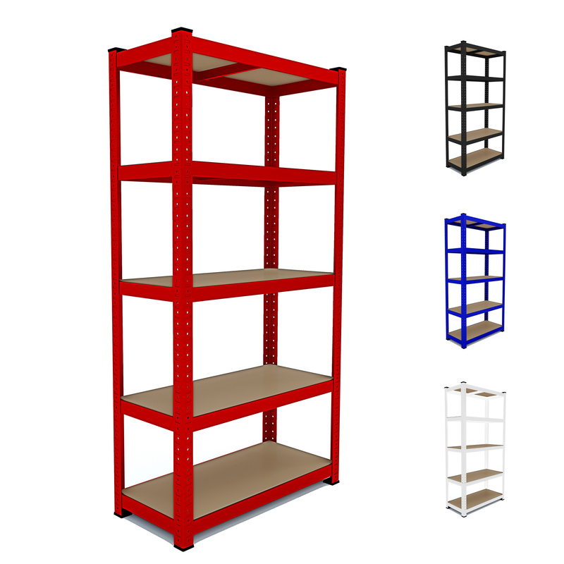 TEMU Metal Andshelf, High-capacity Shelf Up To 875 Kg With 5 Adjustable Shelves, Ideal For Garage, Workshop, Wine Cellar, Warehouse, Modular Design,