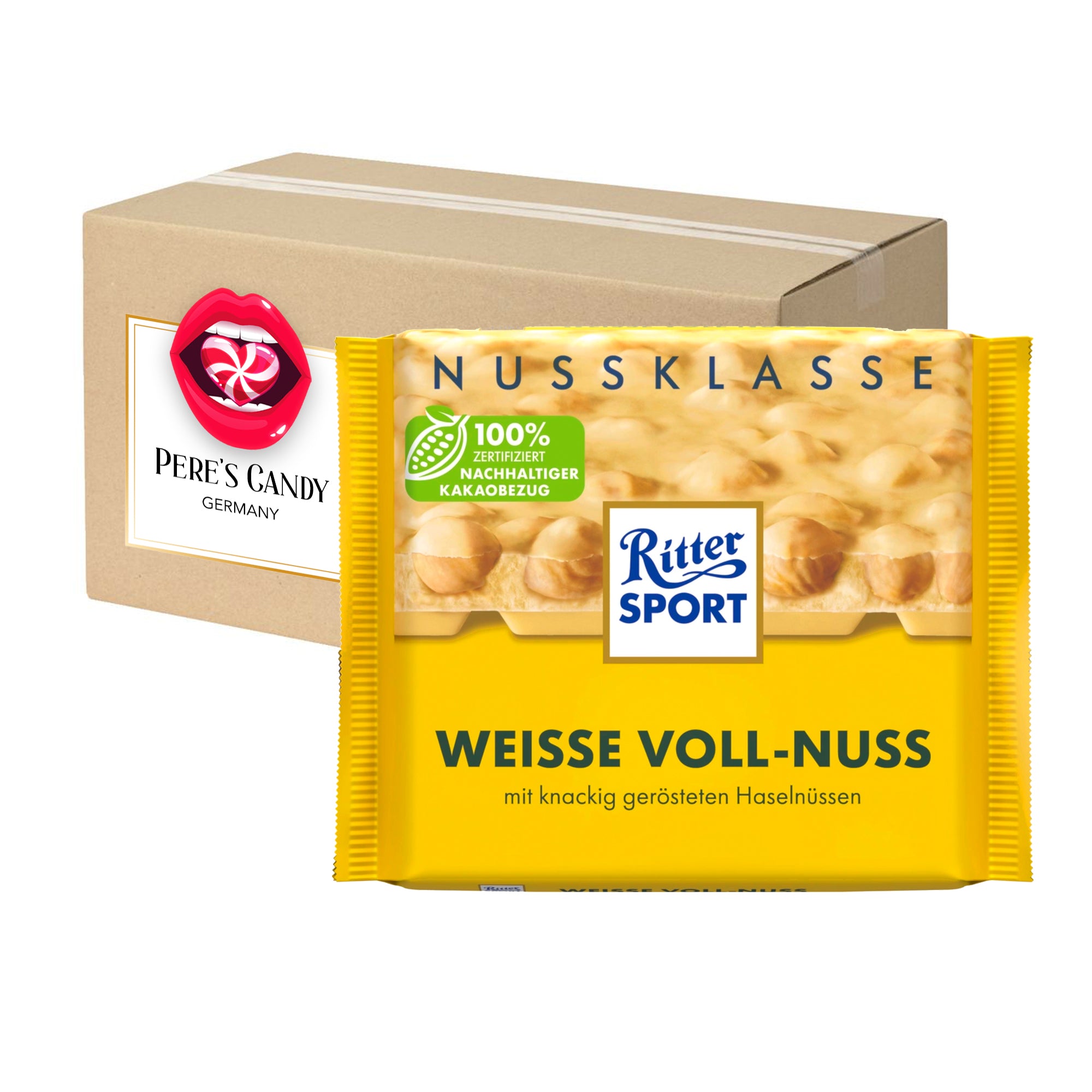 Ritter Sport Nut Class White Full-nut 5x100g