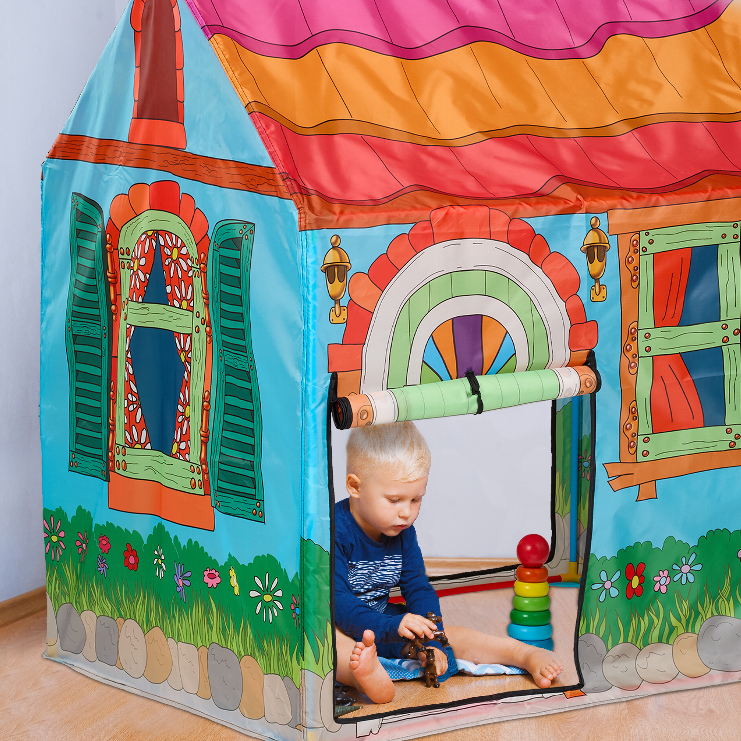 Play Tent 'Country House' in Multicolor