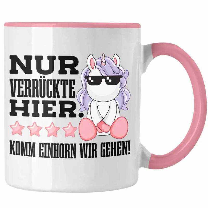 Funny "only Here" Mug With Quote, Unicorn Coffee Cup, Gift For Mom, Girlfriend, Colleague, Work Women, Gift Idea