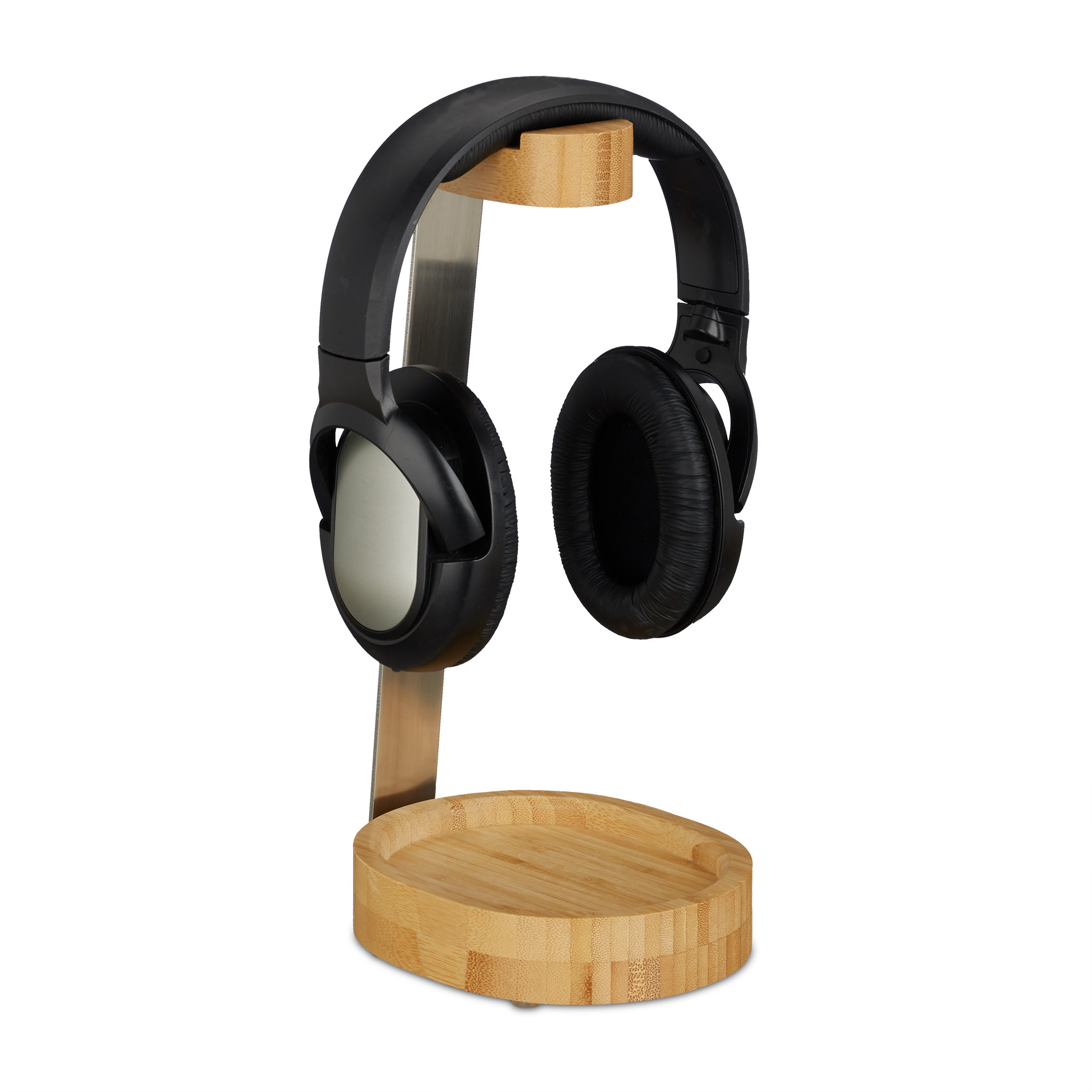 Headphone Stand In Natural Finish