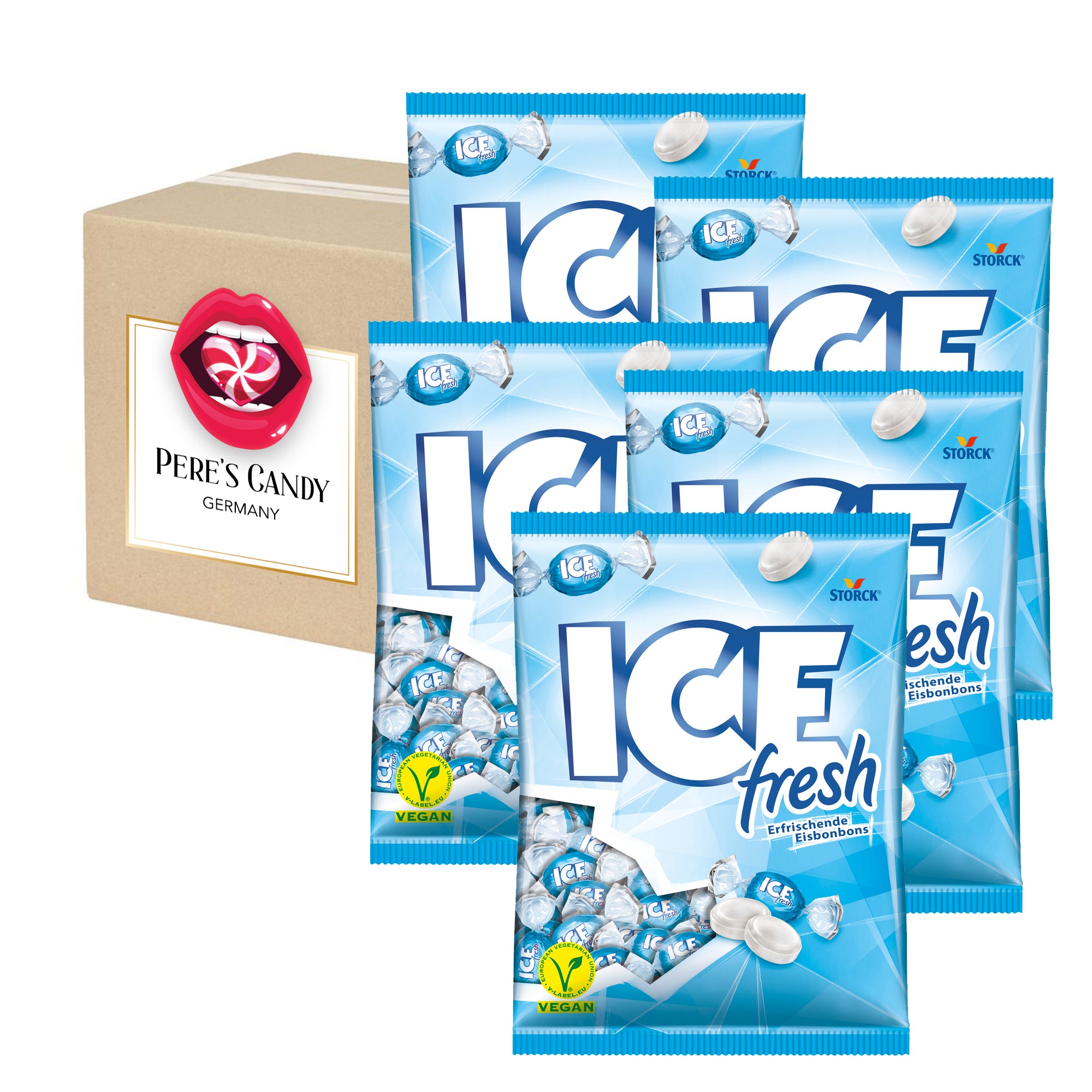 Storck Ice Fresh Lutschbonbons 5x425g