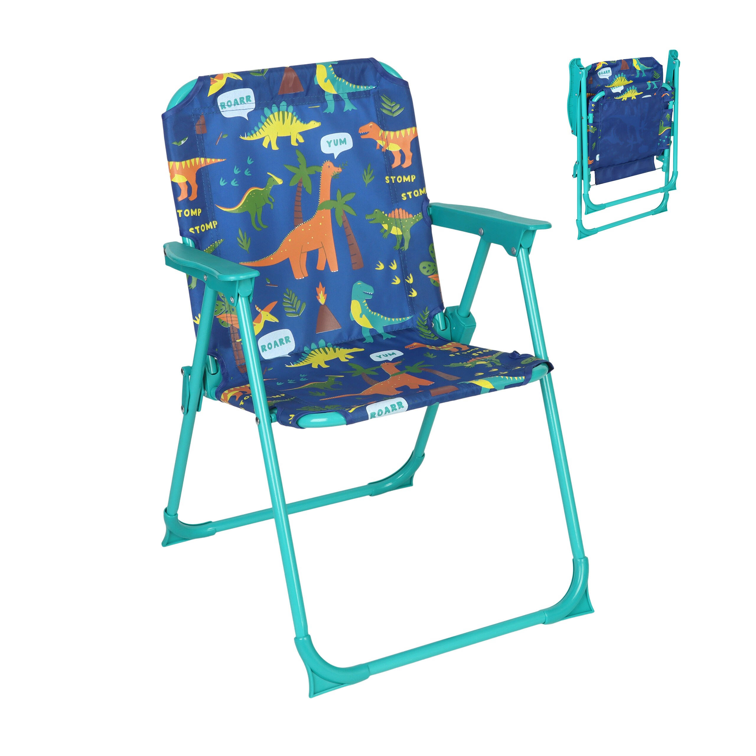 Image of Children's Folding Chair "dino" In Colorful - (w)36 X (h)51.5 X (d) Cm