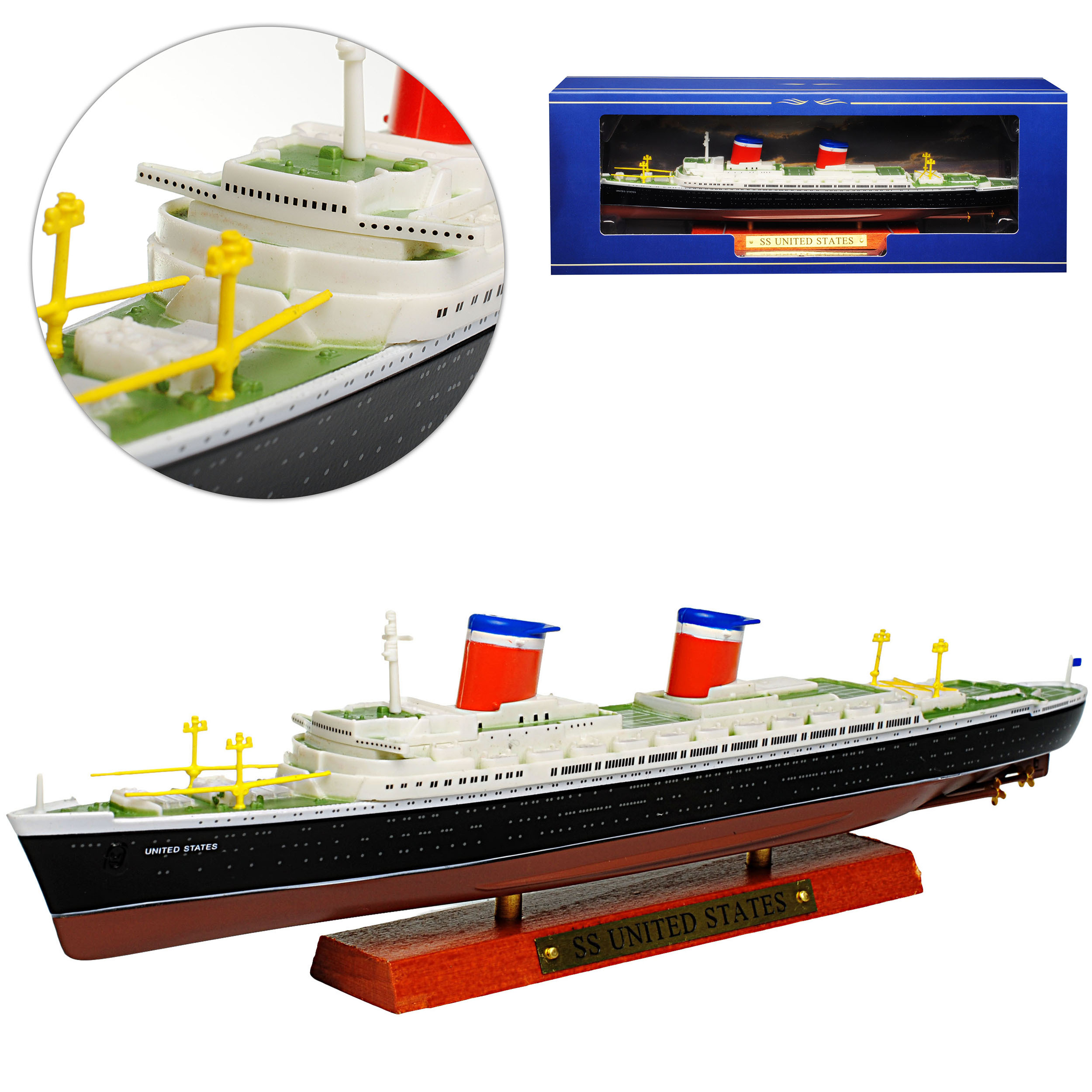 Ss United States Ship United States Usa 1/1250 Atlas Ship Model