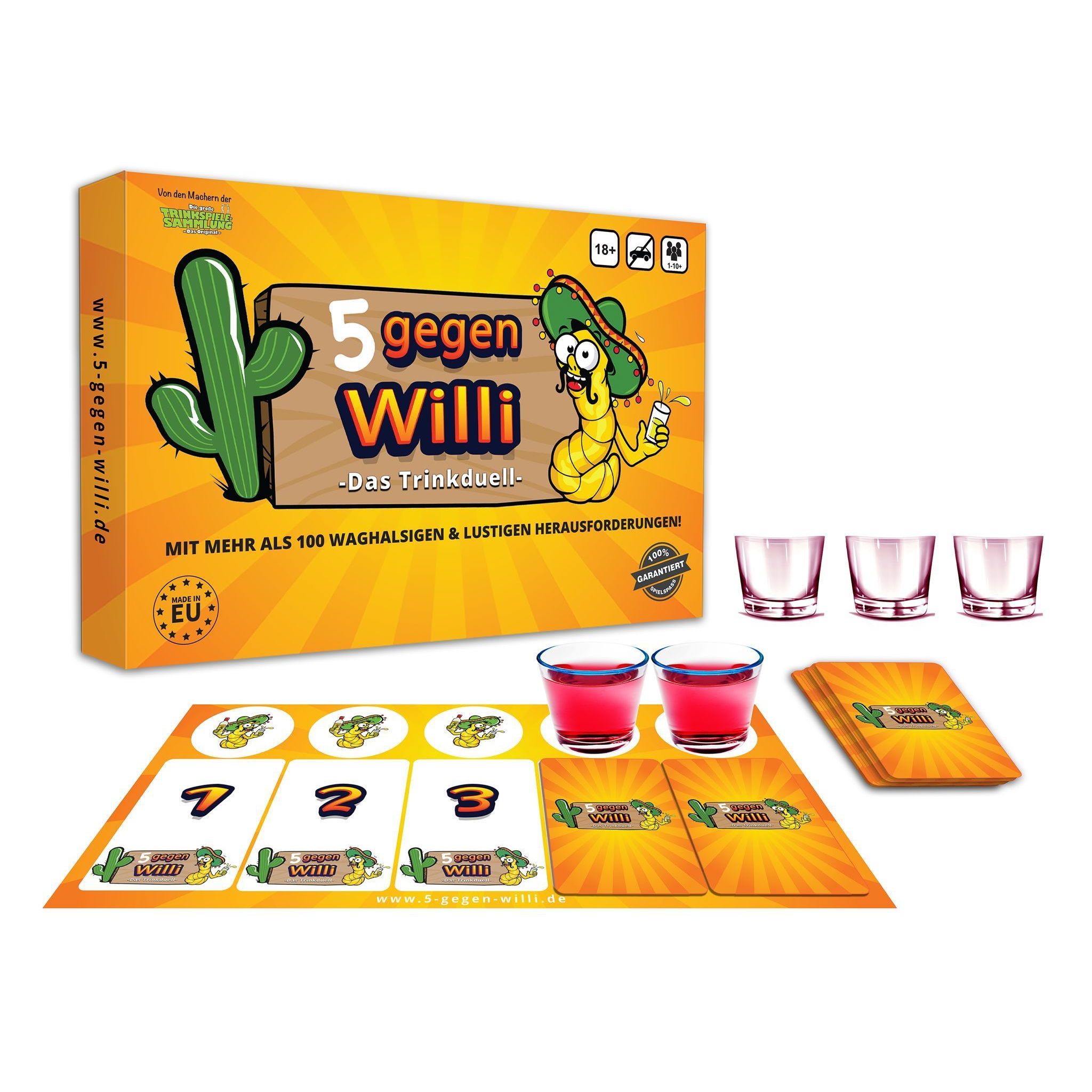 Image of 5 Against - The Drinking Duel Drinking Game Party Game Social Game