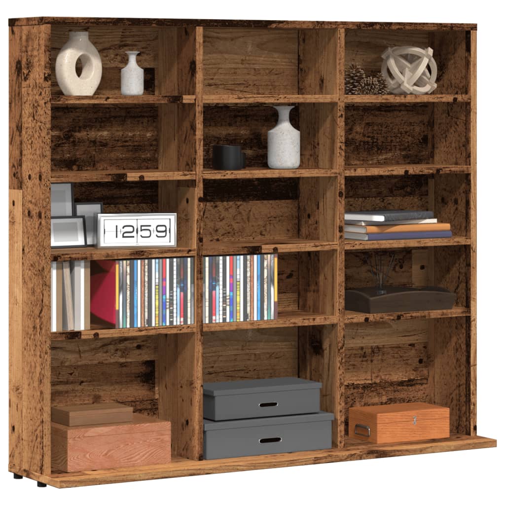Vidaxl Cd Rack -optic 100x23x89.5 Cm Wood Material, Cd Cabinet, Cd Storage, Stand Shelf, Shelf Cabinet, Cd Storage Rack, Shelf, Storage Rack