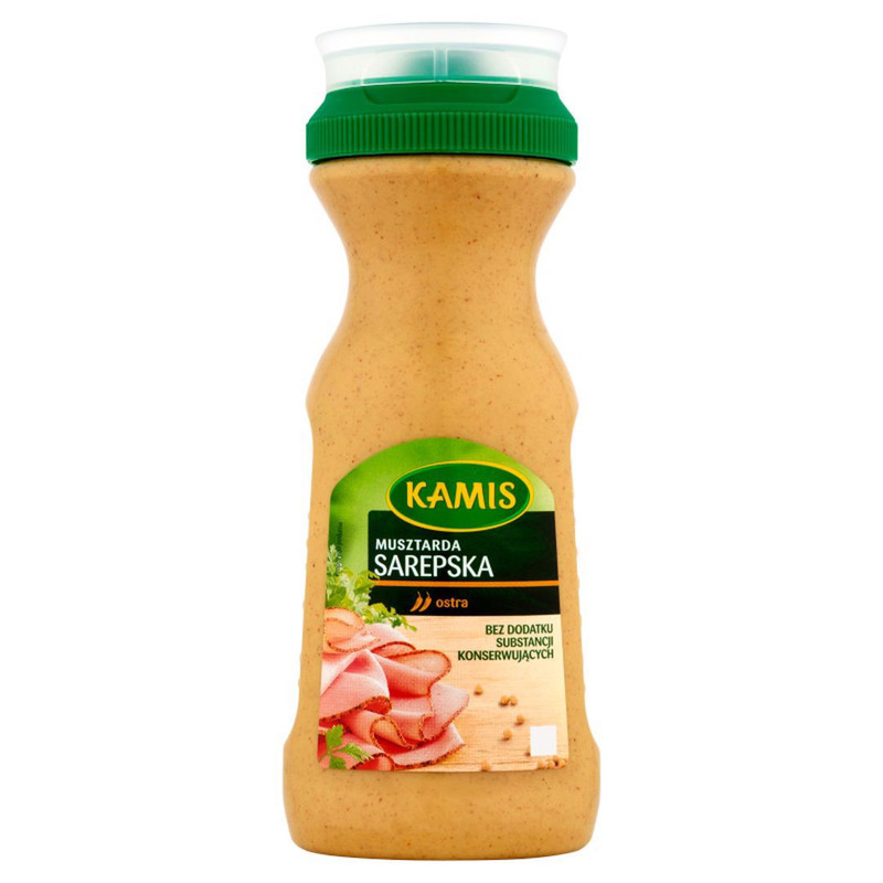 Kamis Mustard With Horseradish, 280 G