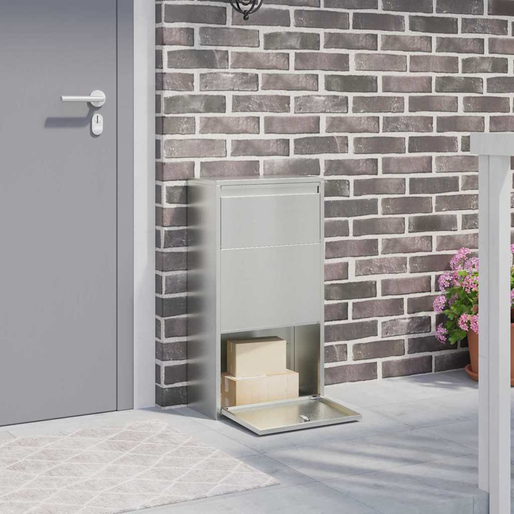 Vidaxl Package 44x22x82 Cm Galvanized Steel
