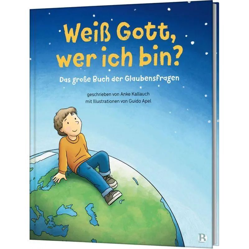Image of White God, Who I Am - Book - The Great Book Of Faith Questions - Anke Kallauch - 48 Pp. - German - 2025 - R.brockhaus - Ean 9783417281132