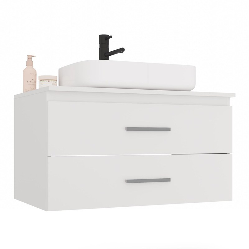 Heinrich White Bathroom Cabinet Wb80