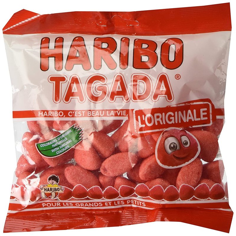 TEMU French Tagada Strawberry Haribo Candy 120g