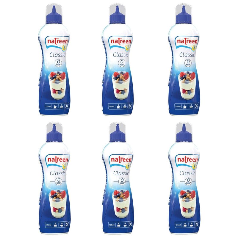 6x Natreen Sweetener Classic Fine Sweetness Liquid 125ml (6x125ml)