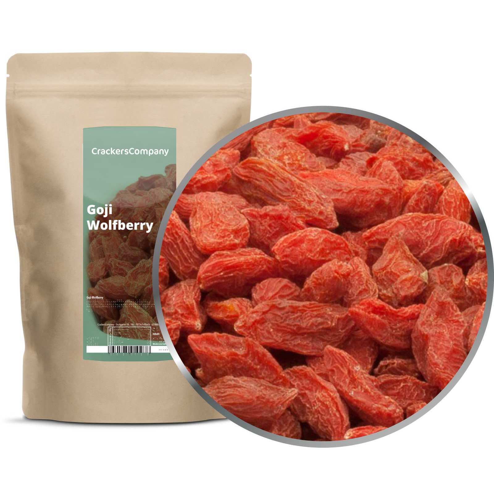 Goji-berries - Dried Goji Berries Natural - From Crackerscompany