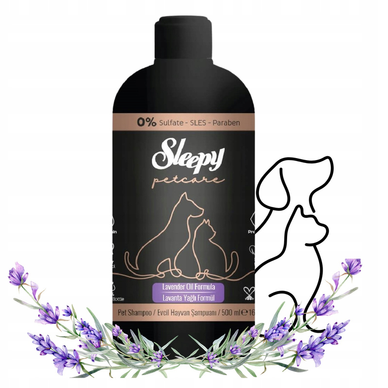 TEMU Pet Care Shampoo For Dogs And Cats With Lavender Oil 500ml