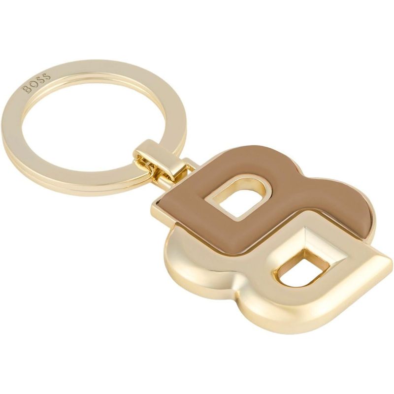 Key Ring Double B with Camel Color, Stylish Accessory for Daily Use