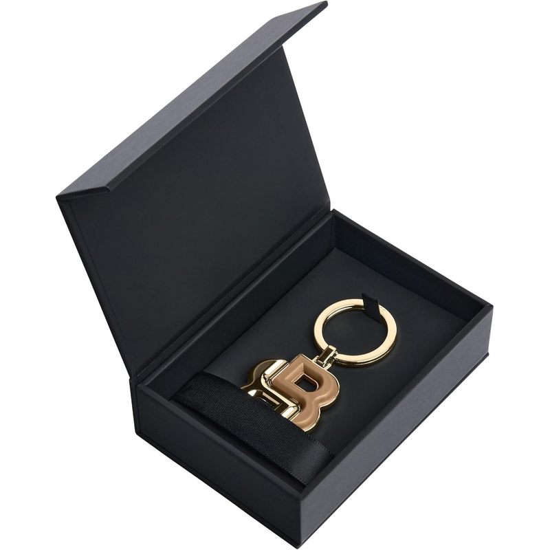 Key Ring Double B with Camel Color, Stylish Accessory for Daily Use