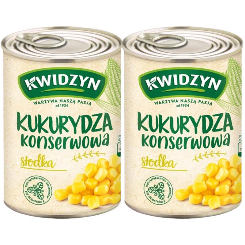 TEMU Kwidzyn Canned Corn 400 G X 2pcs
