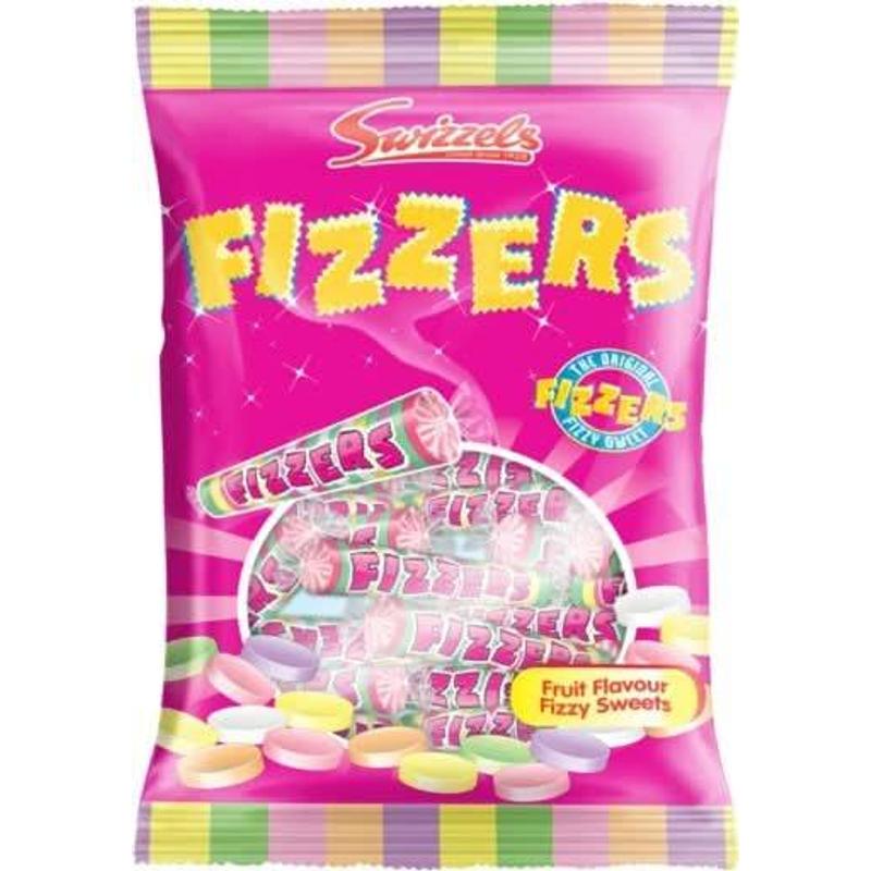 Swizzels Fizzers Fizzy Rolls - 400pcs (1.720 G), Colorful-fruitful, Ideal For Sharing